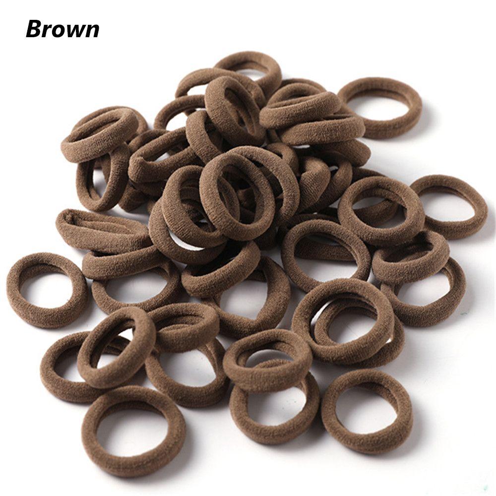 Hair Accessories No-damage Nylon Elastic Hair Bands Scrunchies Hair Rope Ties Rubber Bands