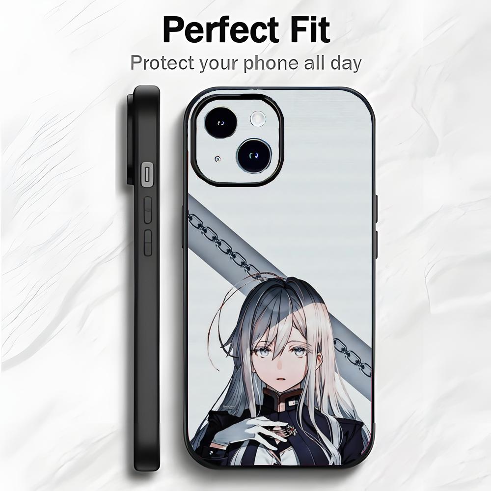 Futuristic Japanese Anime 86 E-EIGHTY-SIX Phone Case Phone Case Soft Packaging Lightweight For iPhone17 16 15 14 13ProMax