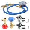 AC-Manometer R134a Automobil Smart AC Nachfüllkit R134a Automobil Ersatzteile für LKW-Kühlanlagen-Diagnose