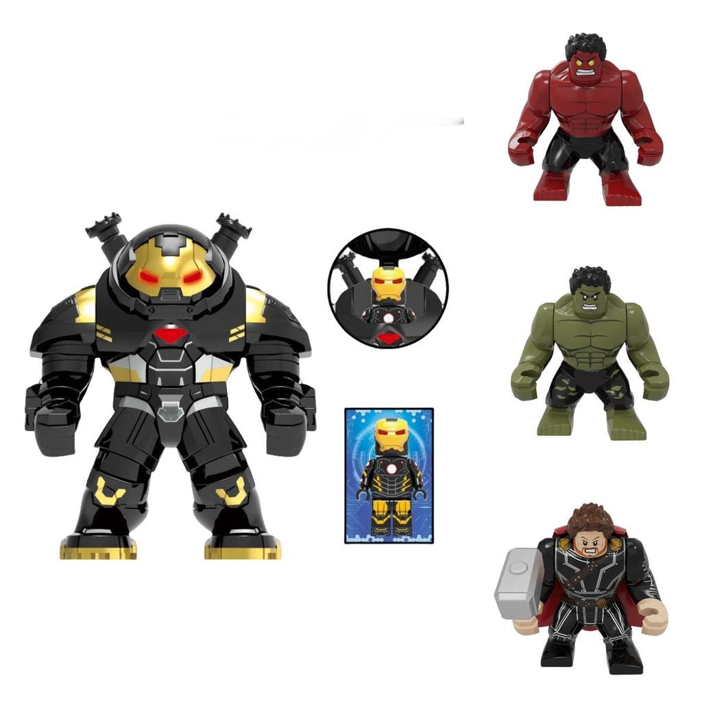 Marvel Avengers Superhero Building Block Set Pg Adult Collection Iron Man Hulk Thor Captain America Groot Abs Plastic 8cm Height