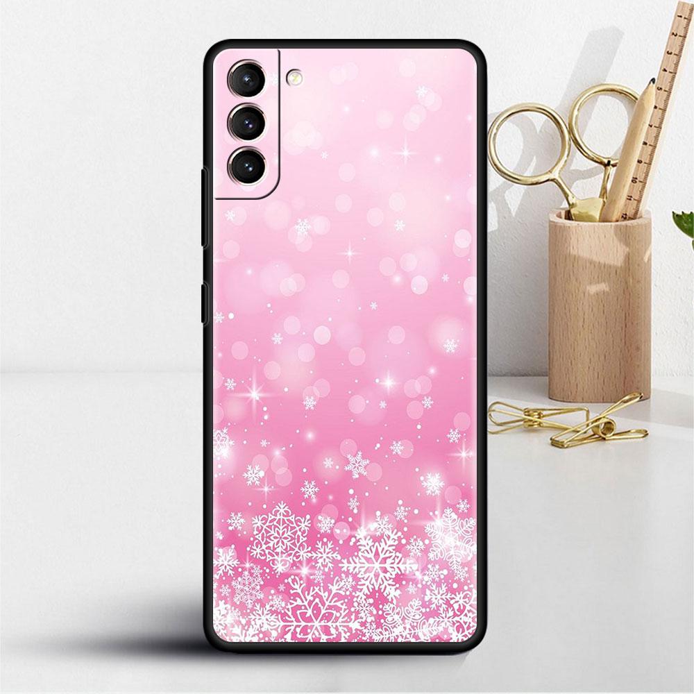 

Мягкий чехол для Samsung Galaxy S20 FE S21 S22 S10 S9 Plus S8 Note 20 Ultra 10 Lite Чехол-накладка Рождественская снежинка снег Samsung S21 5G