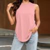 Women's Sleeveless Workout Tank Top Lightweight Breathable Athletic Running Yoga Training Fitness Vest for Summer Gym Exercise