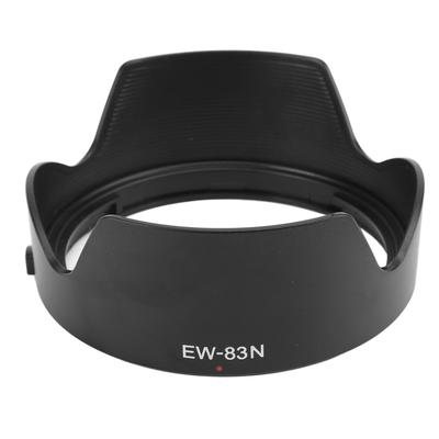 EW-83N Lens Hood for R5 R6 RP for RF 24-105mm F4L IS USM Lens Reversible Lens Shade Protector Black