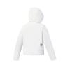 Fila Solid Color Hooded Long Sleeve Woven Jacket Women jackets A11W621714F-WT