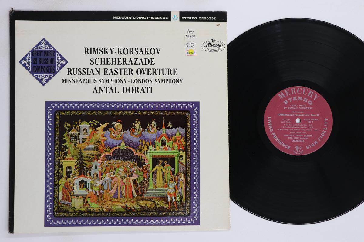 

LP Record ANRTAL DORATI, MINNEAPOLIS SYMPHONY - Rimsky Korsakov Scheherazade / Russ SR90332 MERCURY 1963 US Classical Used