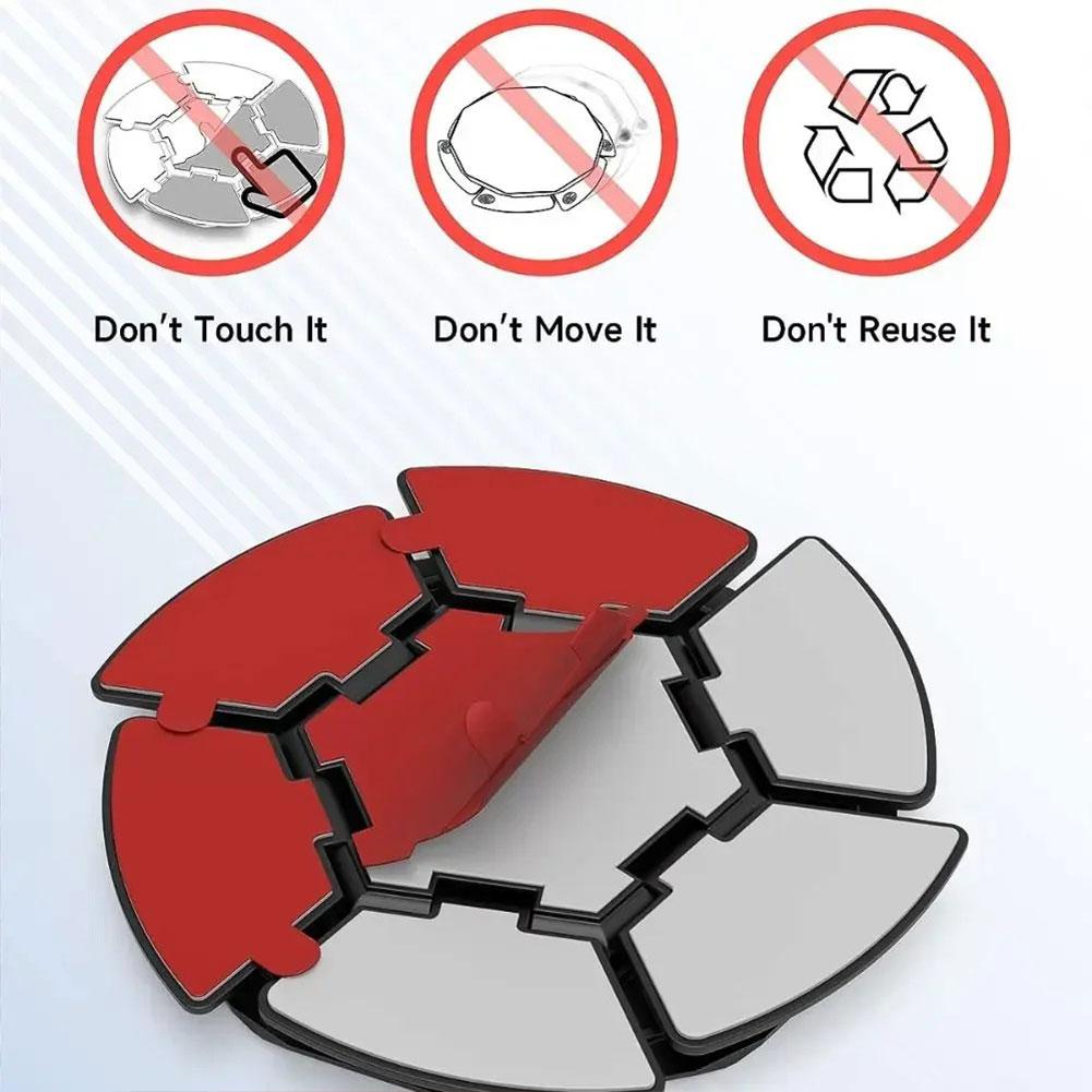Dashboard Mounting Pad Disk For Suction Cup Car Phone Mount Adhesive Sticky Phone Holder Disc For Curve Car Dashboard