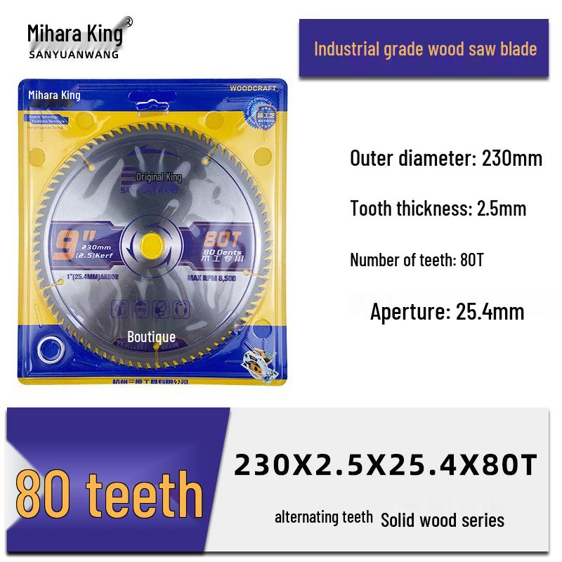 Woodworking Angle Grinder Saw Blade - Alloy Cutting Disc for Wood, Sizes 4/5/7/9 inch