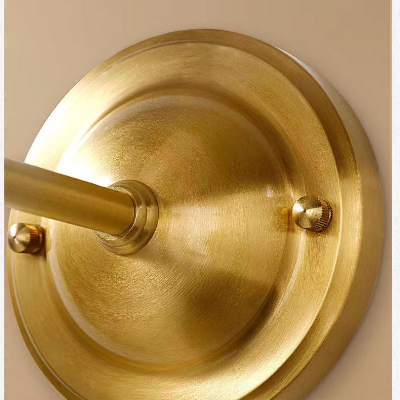 Full Copper American Wall Lamp Mirror Light Modern Led Wall Light for Home Decor Living Room Bedroom Sconce Industrial Luminaire