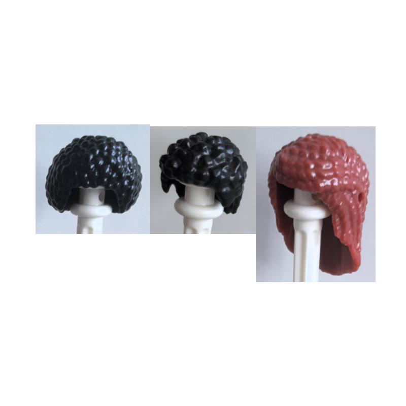 MOC City Building Blocks Procurement Products Body Character Accessories Colorful Hair Mini Bricks Compatible Toys Gift K075 DIY