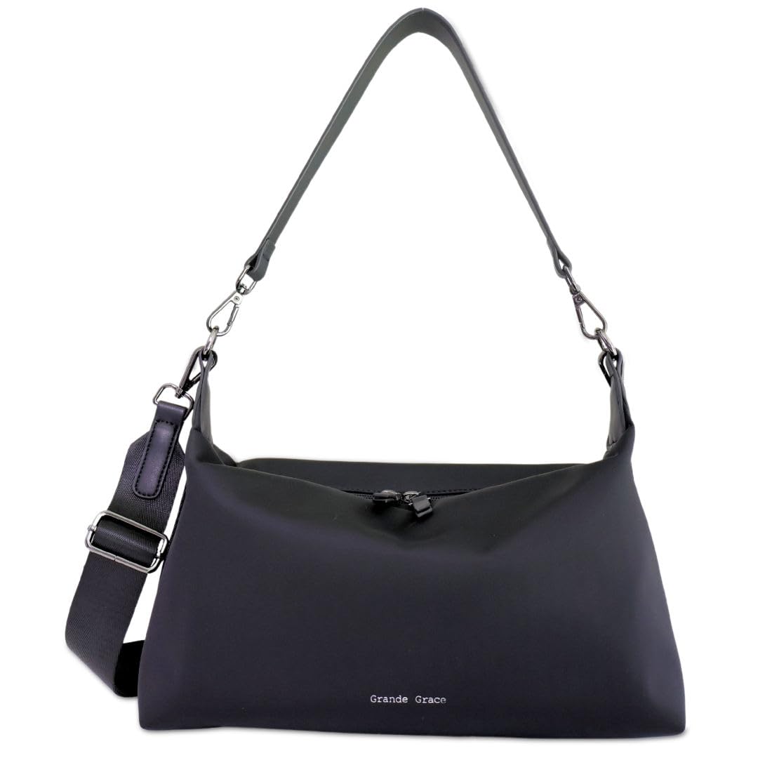Женская сумка через плечо Grande Grace, легкая, 2-в-1, черная