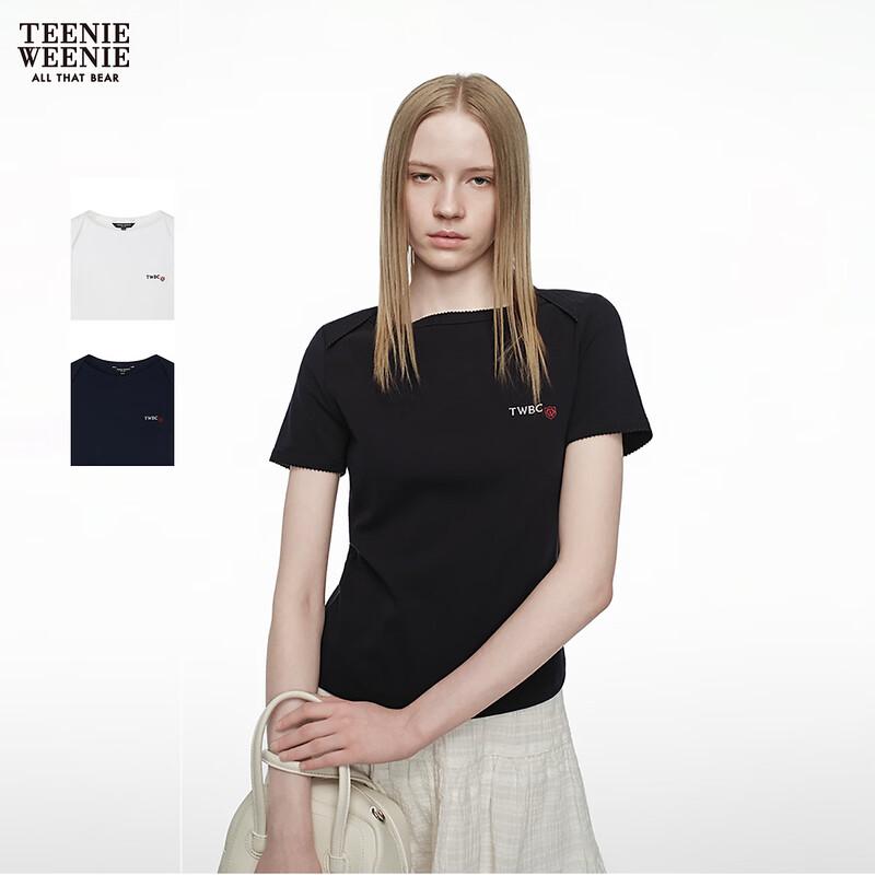 Teenie Weenie Women s Bear Letter T-shirt XL