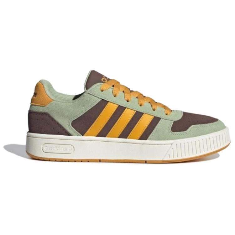 Adidas D-Pad Classic Fashion Casual Non-Slip Wear-Resistant Low-Top Skate Shoes Unisex Skate Shoes Yellow Brown KI5948