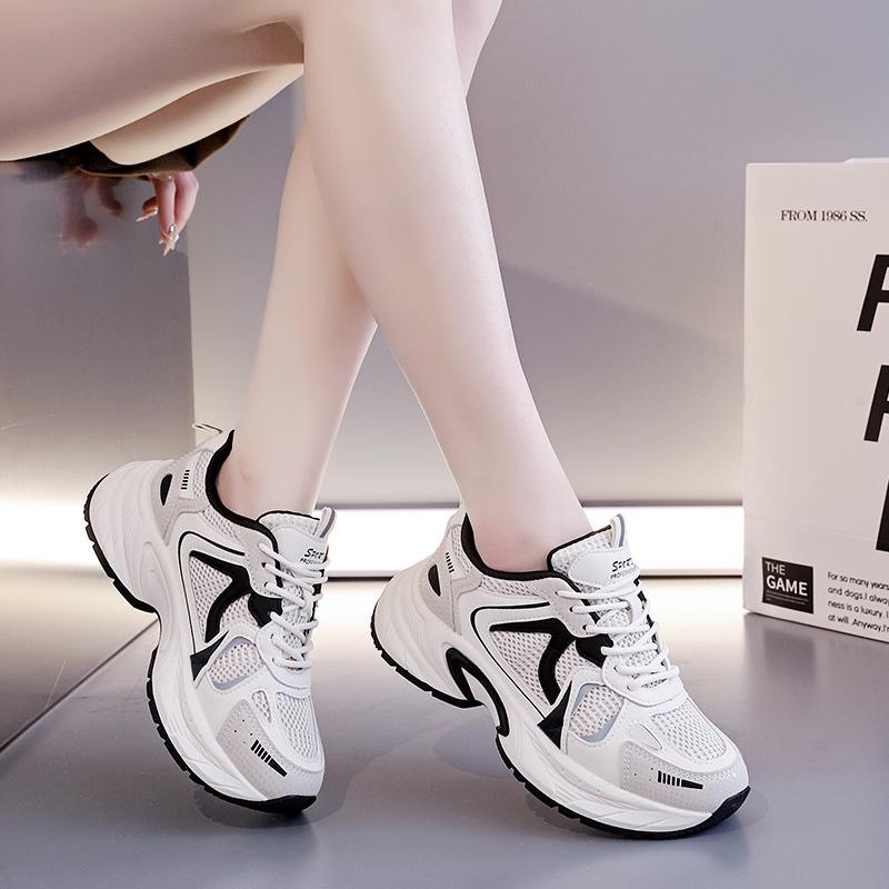 Platform dad shoes women's 2025 new spring and autumn height increase versatile popular casual sports shoes children's tide 2112