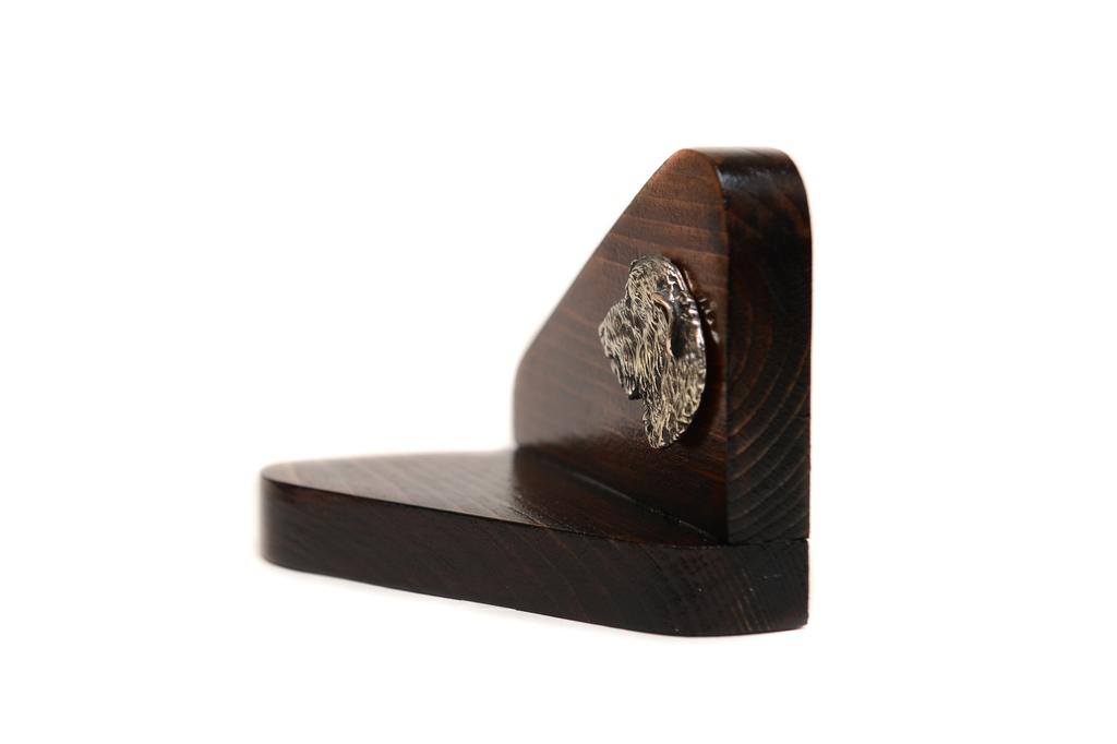 Irish Wolfhound I - wooden candle holder with a dog, tealight holder, a memorial place for a dog by Art-Dog brand