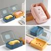 Bathroom Soap Dish With Lid Home Plastic Soap Box Keeps Soap Dry Soap Dish Travel Portable Soap Tray Soap Storage Container