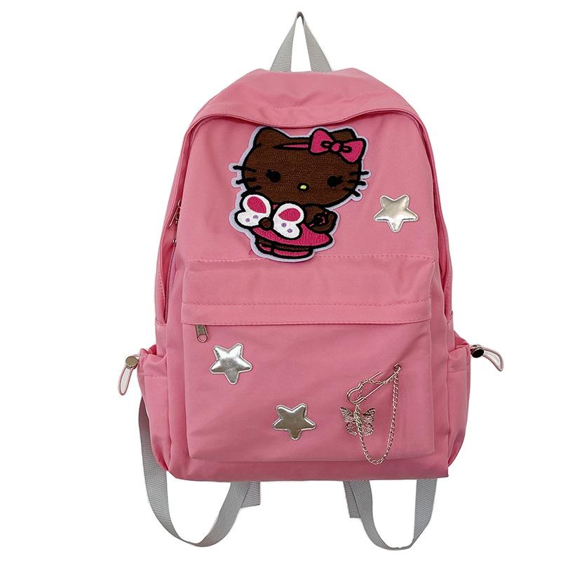 Cartoon Cute Backpack Large Capacity Casual Backpack For Girls Trendy School Bag For Middle School Students