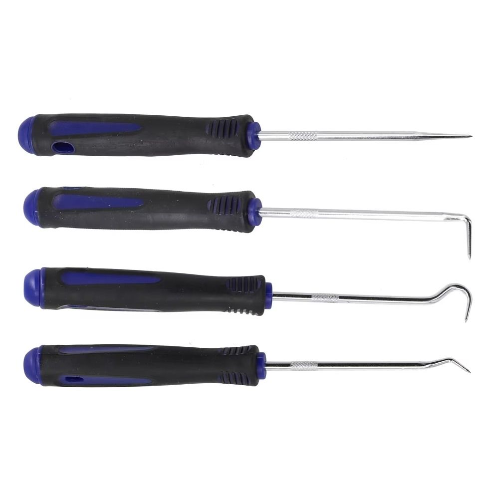 4Pcs/Set Car Repair Tools O-Ring Pick Puller Remover 165mm Seal Gasket Pick Hooks Tools