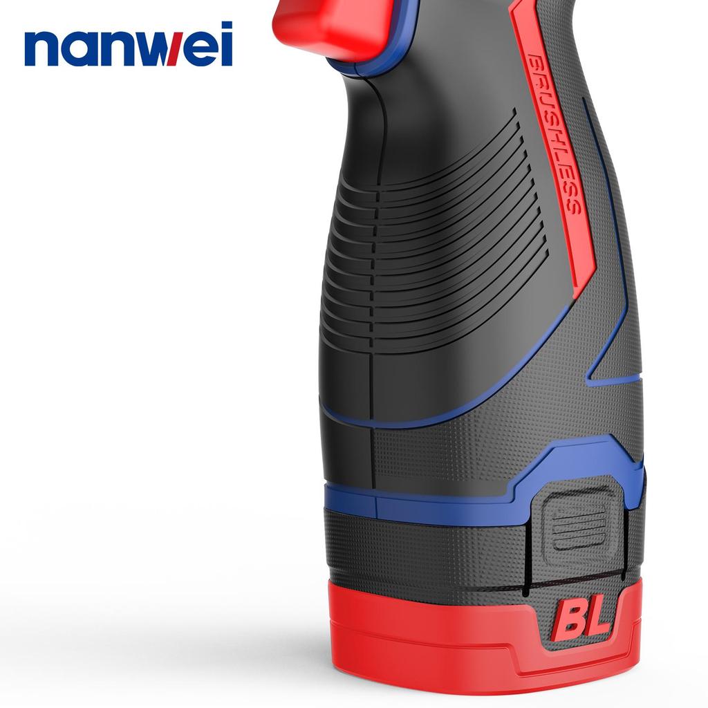 NANWEI 45N Electric drill 10 mm with two-speed function, 16V, brushless motor