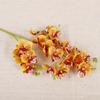 21 Köpfe Künstliche Phalaenopsis-Zweige 2 Gabeln Floristik Handwerk Kunst Künstliche Schmetterlingsorchideenblume Handgemacht Realistisch