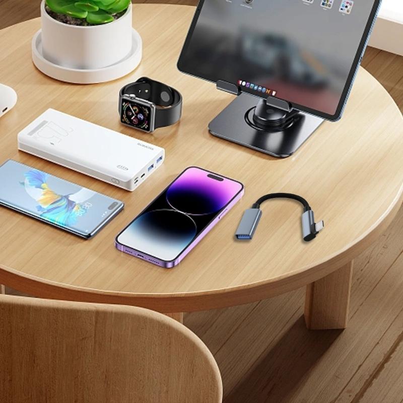 USB C to USB Adapter 3.0, OTG Adapter, 5Gbps USB Type C to USB Adapter, USB-C to USB-A Female OTG Cables for Laptop Tab