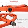 BUCKLOS Pedale DU-Lager Fahrradpedal Plattform Ultraleicht Nylon Rennrad Mountainbike Pedal Rutschfest MTB Flachpedale Fahrradteil