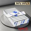 30x10x5mm  Super Powerful Block Neodymium Magnet  With double-sided adhesive Magnet N35 Strong Permanent Magnetic imanes