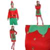 Christmas Elf Cosplay Costume Couple Outfits High Quality Polyester S/m/l