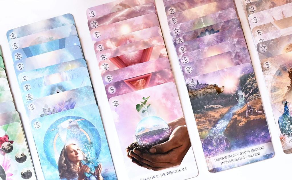 I.I.J Oracle Cards: Law of Positivism, Healing Oracle, Japanese Version, Affirmation, Fortune Telling, with Japanese Instructions