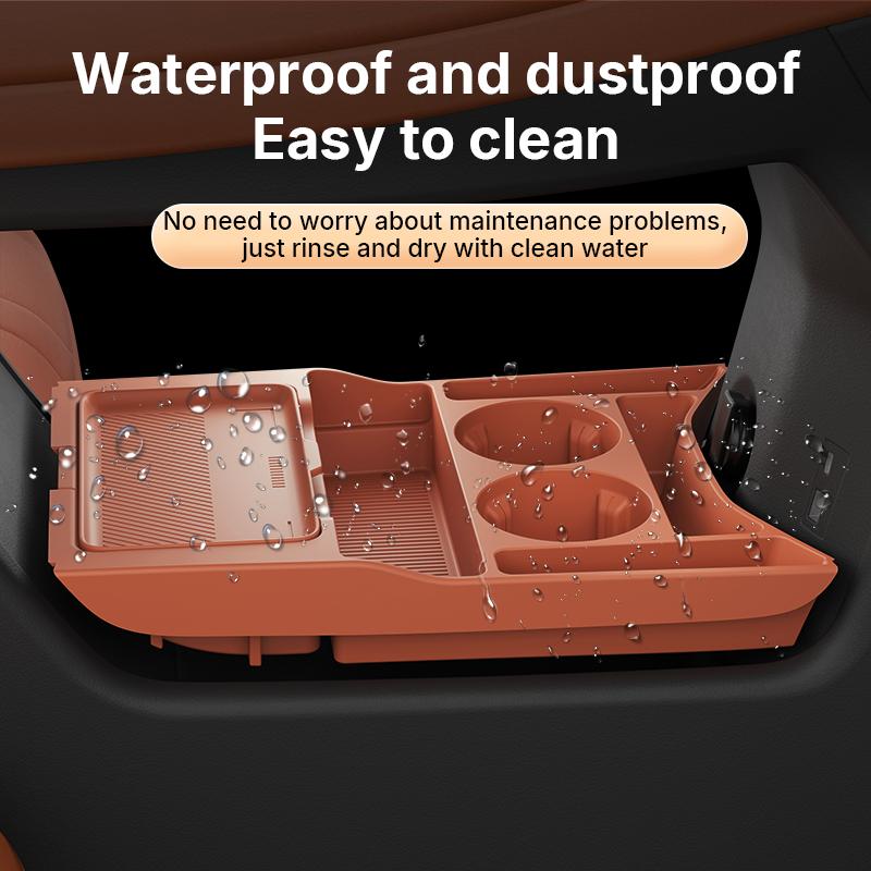 For 2025 2026 JETOUR L7 Plus VT2 Storage Box Center Armrest Hidden Box Cup Holder Organizer Interior Accessories