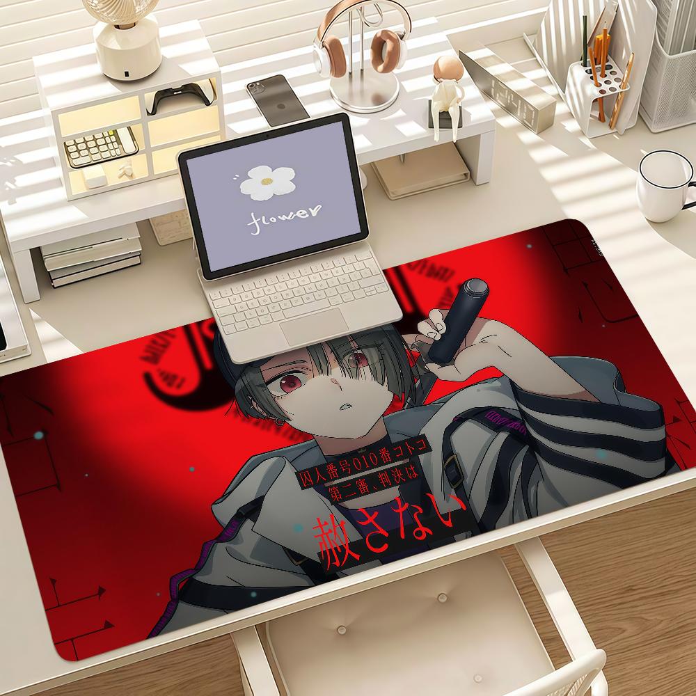 Virtual Idols MMilgram Amane Mouse Pad Anti Slip Rubber Edge Locked Thickened Laptop Gaming Desk Mat