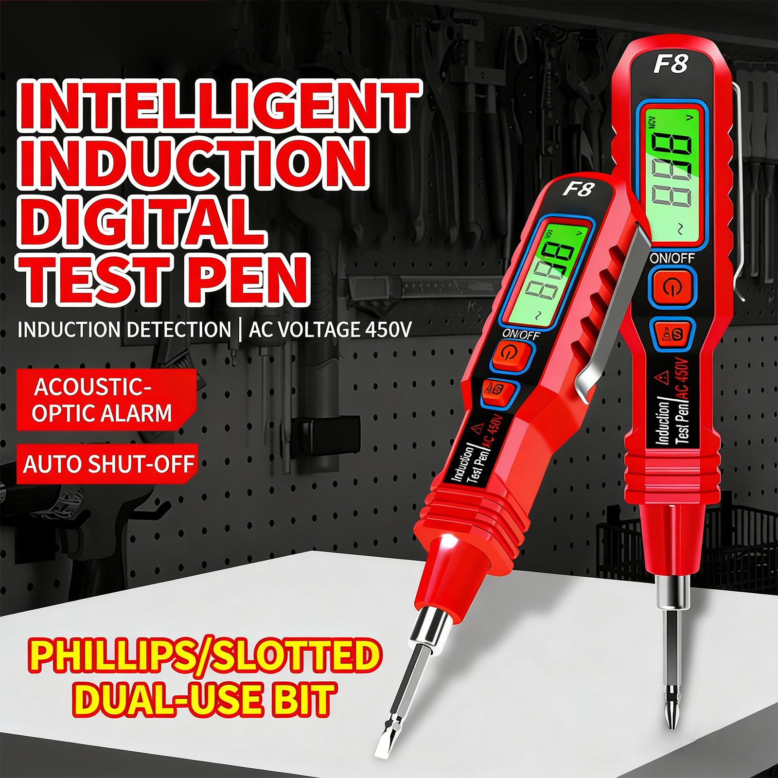 

NCV Tester Pen With Backlit Flashlight For Voltages Detection 30-1000V Safe Electrical Testing Tool 1