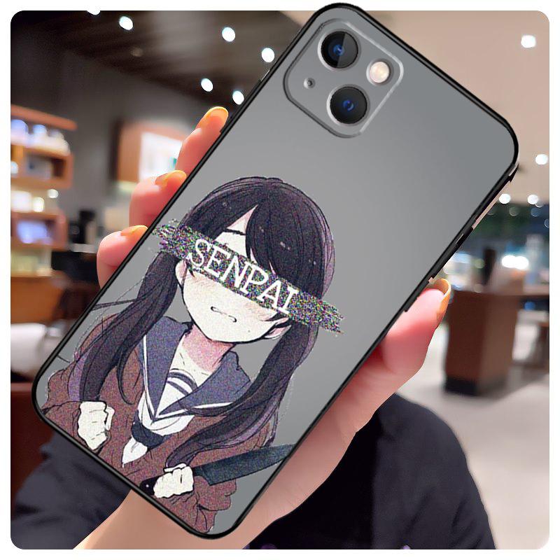 Sugoi Senpai Anime Case For iPhone 13 Pro Max 16 15 11 12 14 17 Pro Max mini 15 16 Plus 16e 17 Air Phone Cover
