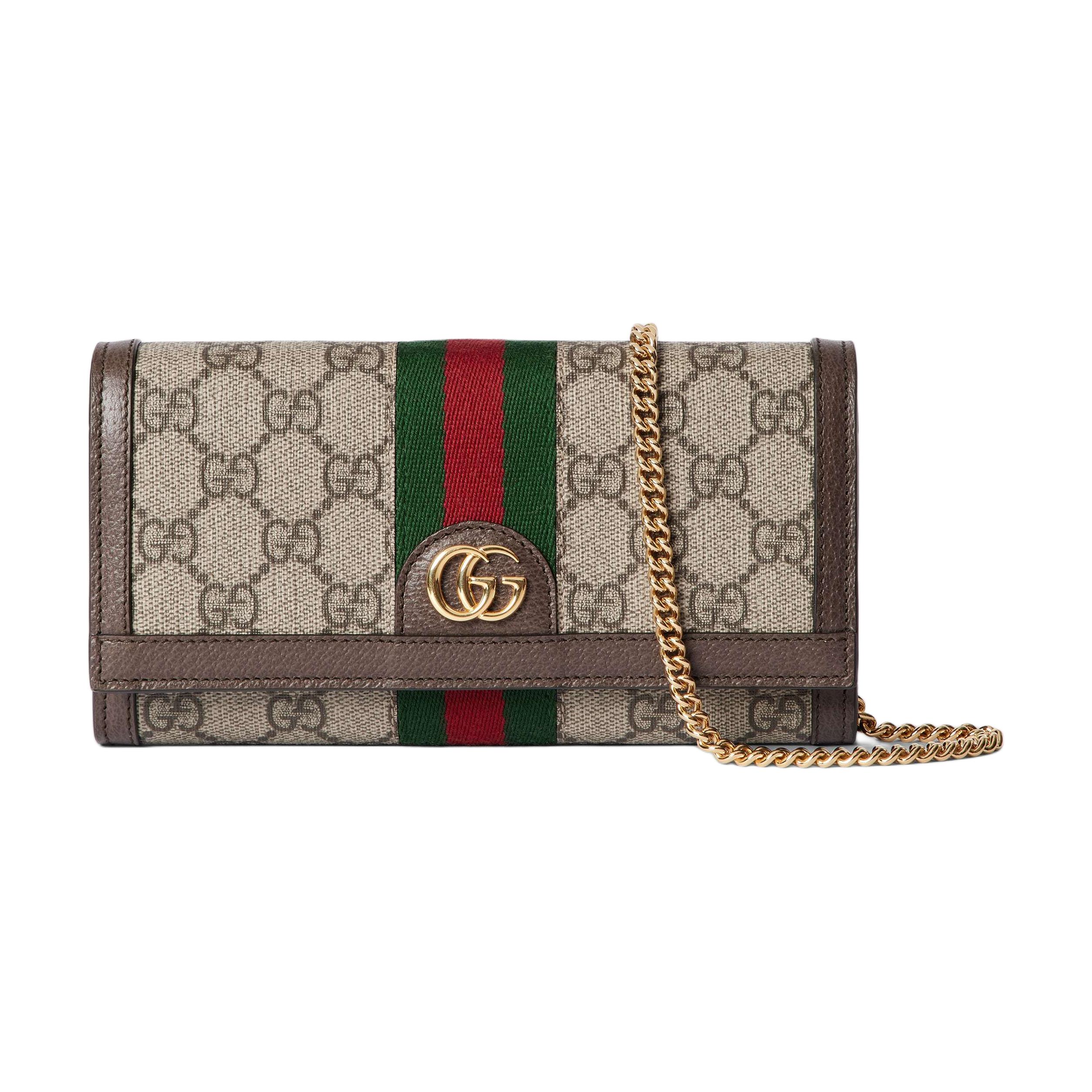

Gucci Ophidia Фурнітура Double G Застібка-кнопка Полотняний гаманець-сумка на плече Жіночий гаманець Бежевий Темно-коричневий 772309-96IWG-8745 Basic Set (Bag+Dust Bag)