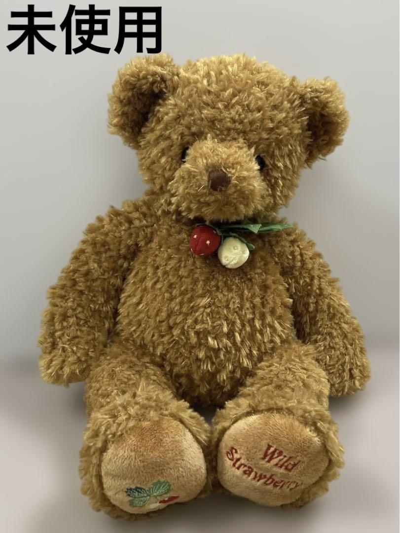 

[USED] Wild Strawberry Bear Large Teddy Bear with Magnet