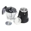 Household Plug in Aluminum Mocha Pot Italian Espresso Pot Espresso Concentrator Single Valve Hand Brewing Coffee Maker Set