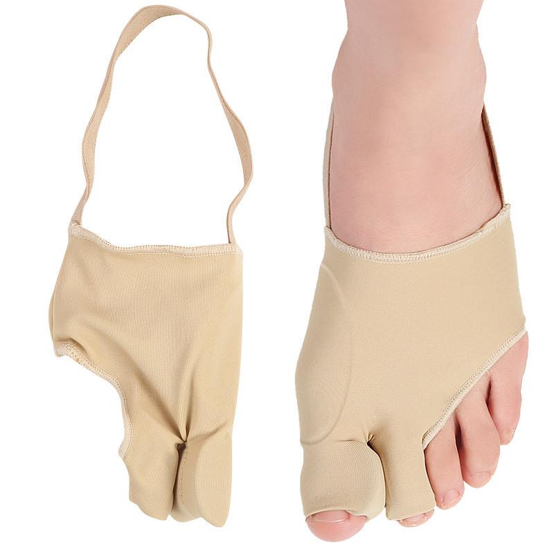 SEBS Double Toe Cover Foot Care Bigfoot Anti Wear Toe Splitter Plus Strap for Thumb Vulus Relief
