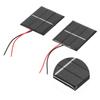2Pcs Solar Panel Module Polysilicon Micro Mini Glue Power Solar Cells 43x55mm 0.4W 1.5V