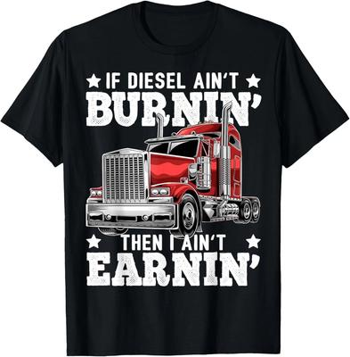 Lustiges Diesel-LKWfahrer-Big-Rig-Sattelschlepperfahrer-Geschenk-T-Shirt