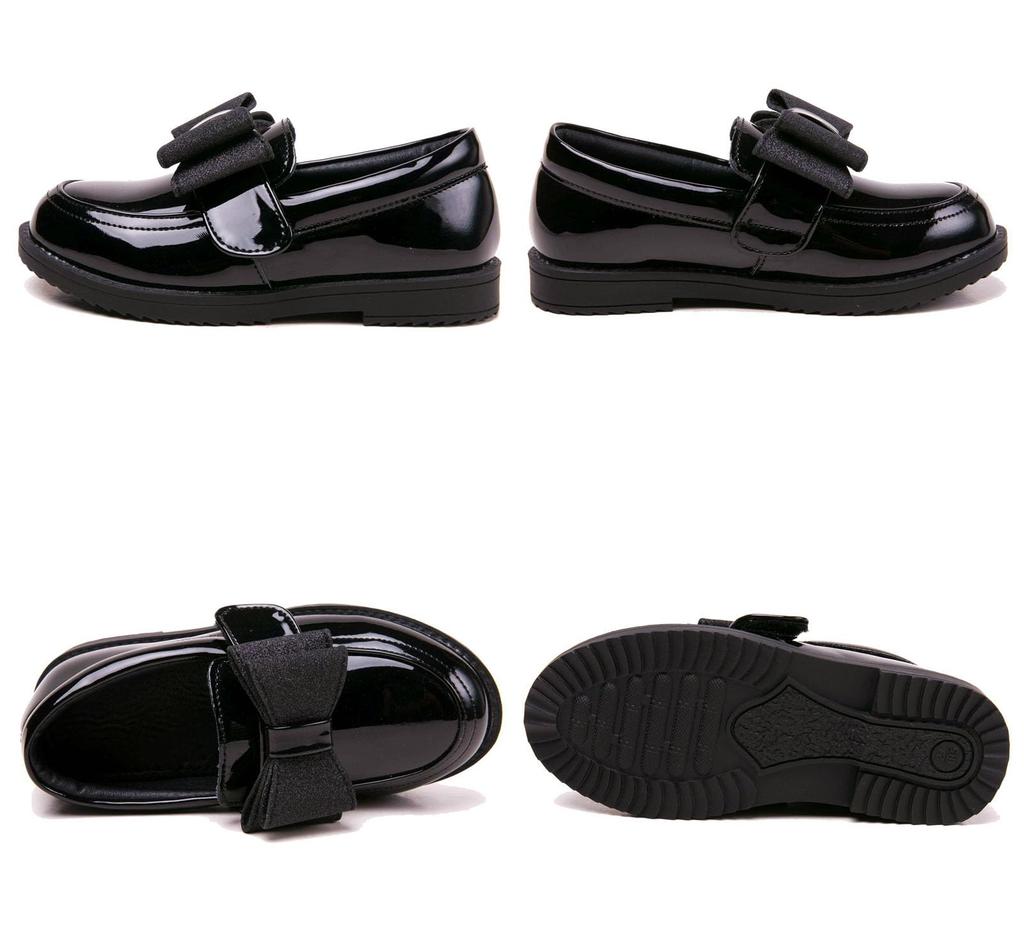 DADAWEN Loafers for Formal Ribbon Student For Commuting To Entrance Kids, Girls, Shoes, Decoration, Enamel, Shoes, School, Ceremonies, Graduations,