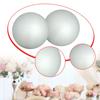 2 Pieces Craft Foam Balls Christmas Pendant Supplies White for Household School Project