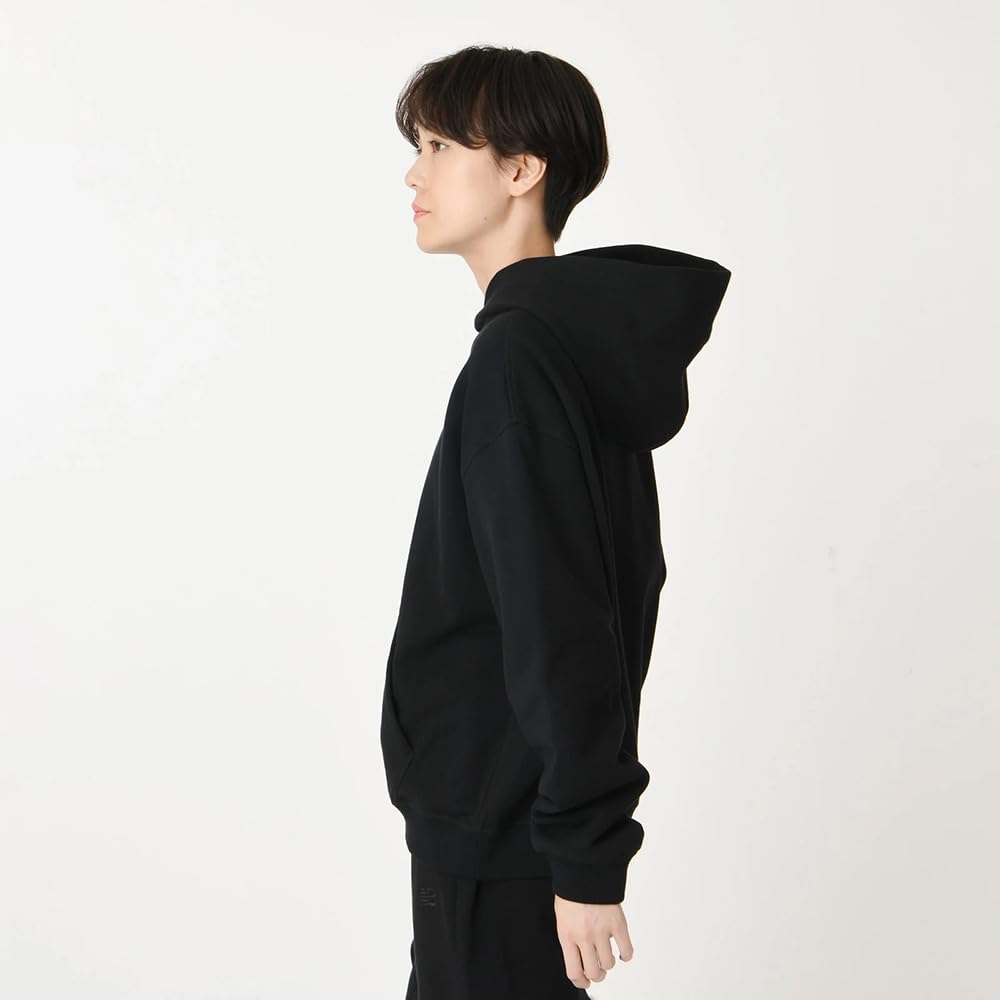 Athletics French Terry Hoodie Hoodie BK [New Balance] (WT41537) Women's (Black)