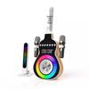 Children's Bluetooth Singing Speaker with Dual Microphones—Ideal Birthday Gift for Family Karaoke with Display Lyrics