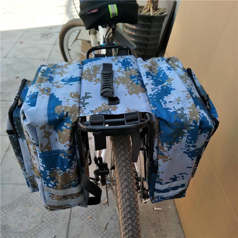 Camouflage Hinterer Fahrradgepäckträger Sitz Satteltasche Radfahren Fahrradtasche Hecktasche Pack