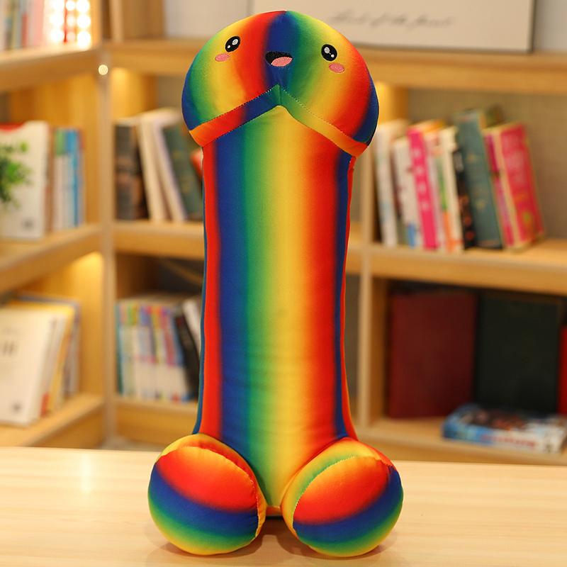 30-90cm Full Size Cute Flesh-colored Penis Plush Toy Pillow Sexy Soft Toy Stuffed Funny Cushion Simulation Lovely Gift For Girls