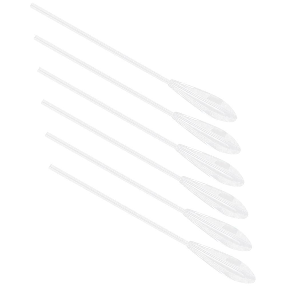 6Pcs Acrylic Large Sinking Floats Fishing Accessory Ecofriendly Transparent White(15 G )