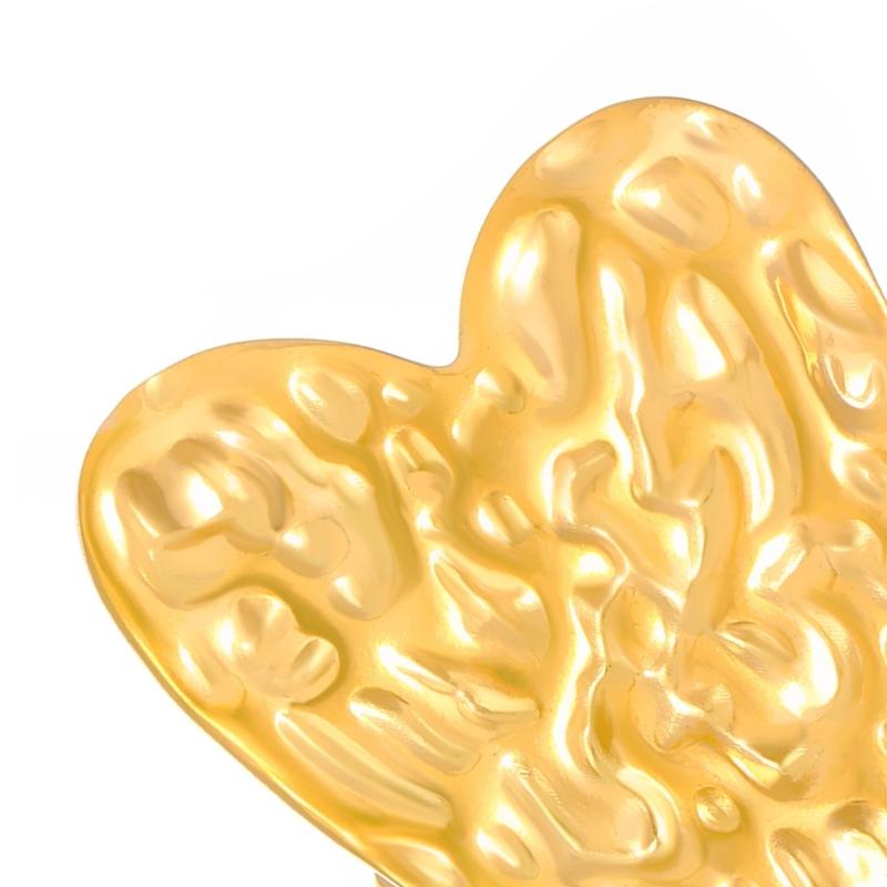 Elegant Finger Rings Party Accessories Sun/Heart Shape Weddings Rings Stainless Steel Texture Perfect for Casual Outfits