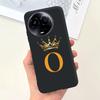 For Realme 11 5G Case Cute Crown Letters Silicone Soft TPU Shockproof Cover For Realme 11X 5G RMX3785 Funda Realme11 Phone Cases