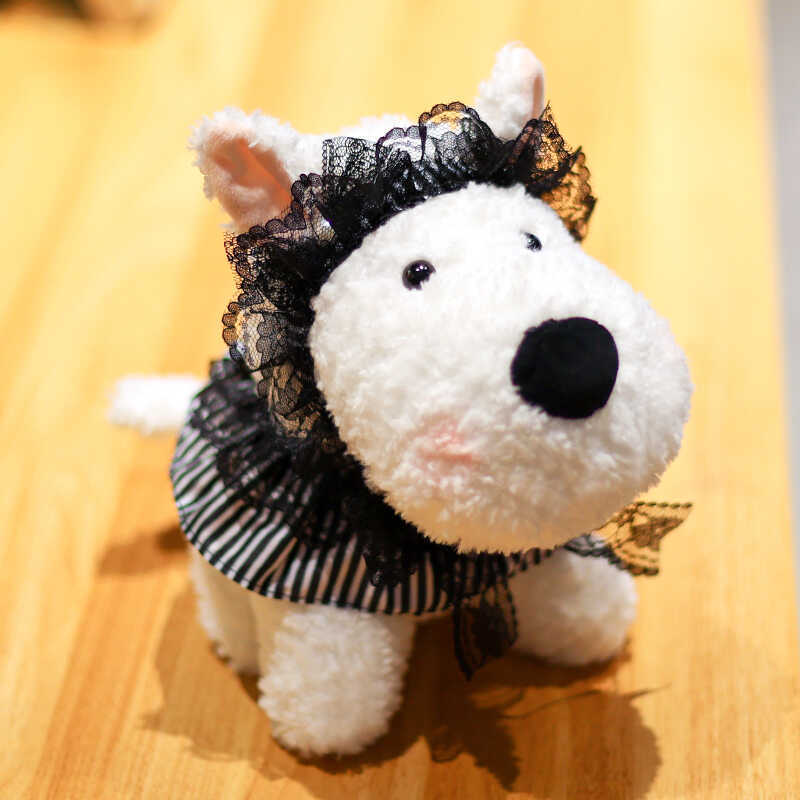 Cute West Highland Puppy Plush Toy Scribbled Puppy 8-inch Doll Doll Give Girls Creative Birthday Gift