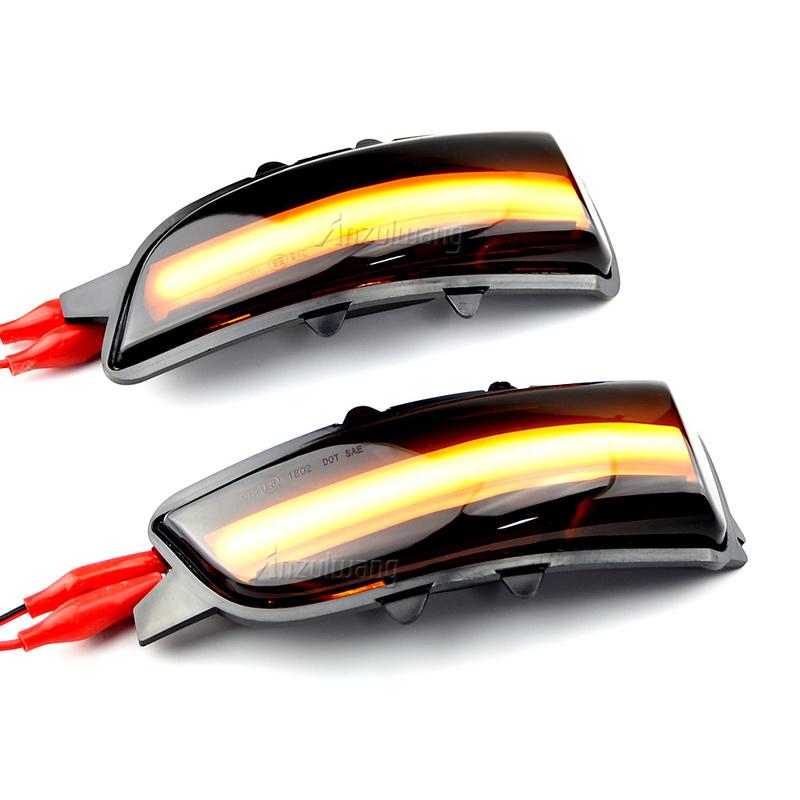 For Volvo C30 C70 S40 S60 V40 V50 V70 08- 2010 S80 Car LED Dynamic Turn Signal Light Side Rearview Mirror Indicator Blinker Lamp