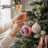 Ornament Gift Set for Christmas 12 Pcs Balls Ornaments Gym/Ballet Girl Hanging Decoration 3.15" Box of Ornaments Shatterproog Plastic Ball Xmas Tree